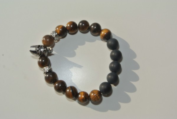 Perlenarmband mit Tigerauge